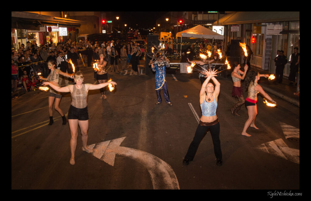 Hawaii Fire Artists - Chinese New Year 2013